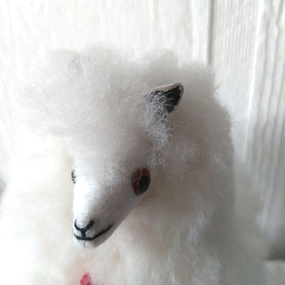 White Exotic creature/ Posh decor
